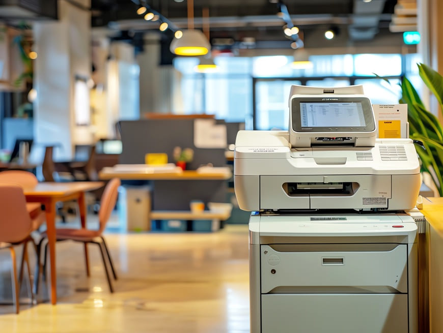 Imprimante dans un espace de coworking