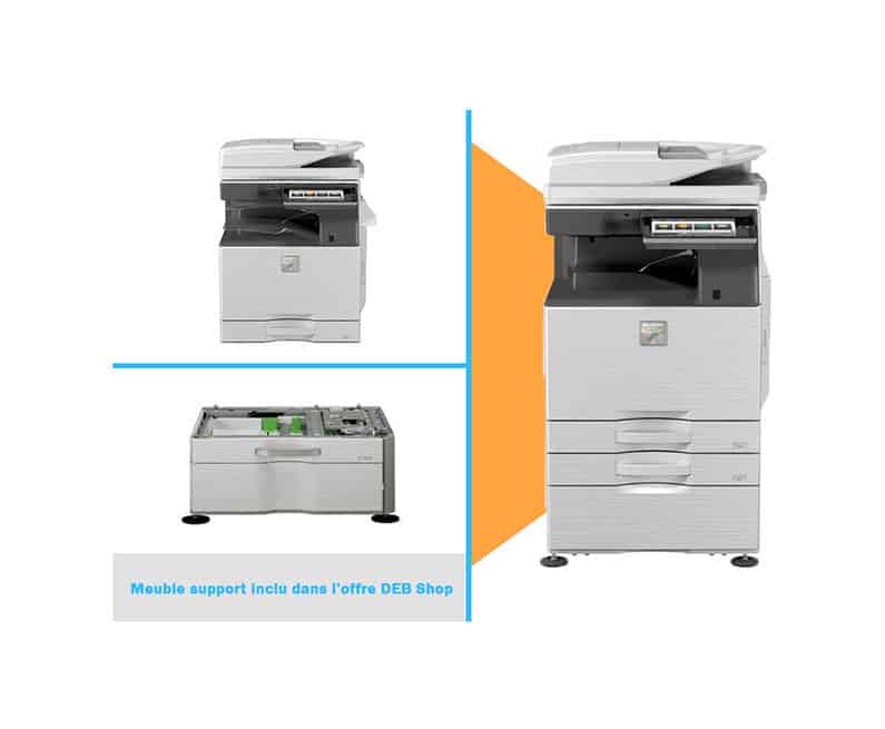 meuble support photocopieur multifonction